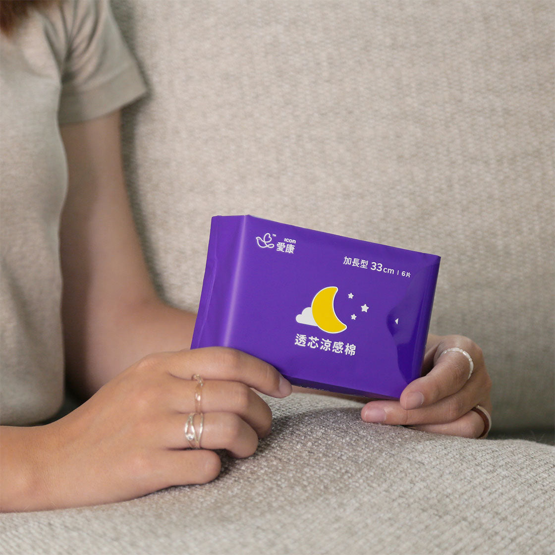 ICON Cooling Sanitary Napkin - Extra Long Type 33cm